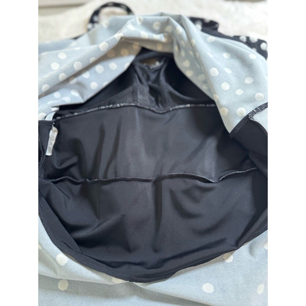 Swim Solutions Galactica Printed Tiered Tankini Top Black Size 14 EUC  Slimming - Picture 7 of 9